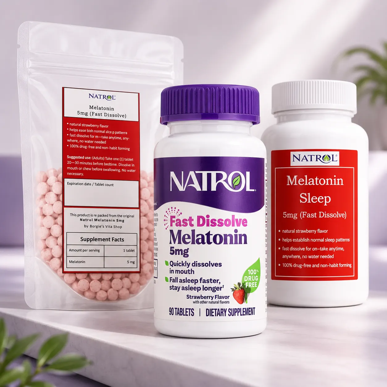 Natrol Melatonin Sleep 5mg Chewable Tablets