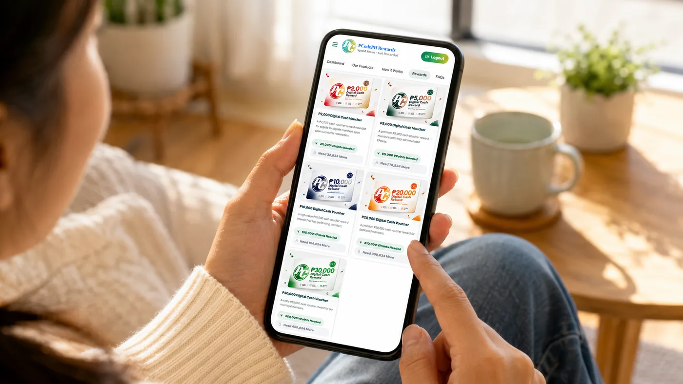 Redeem rewards using VPoints