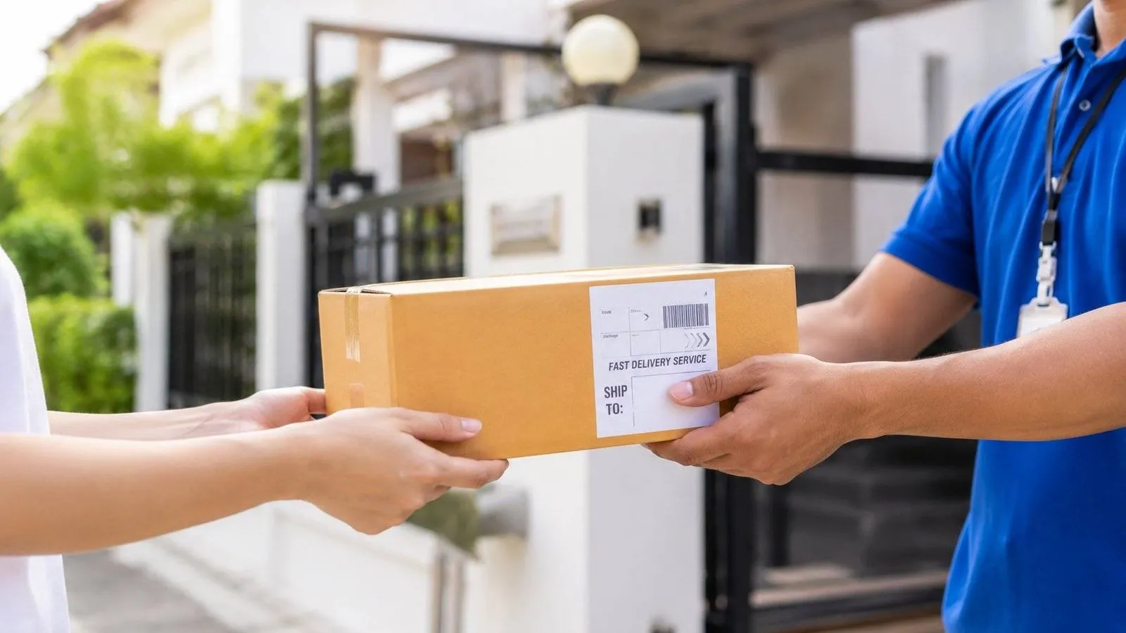 Receive purchased product