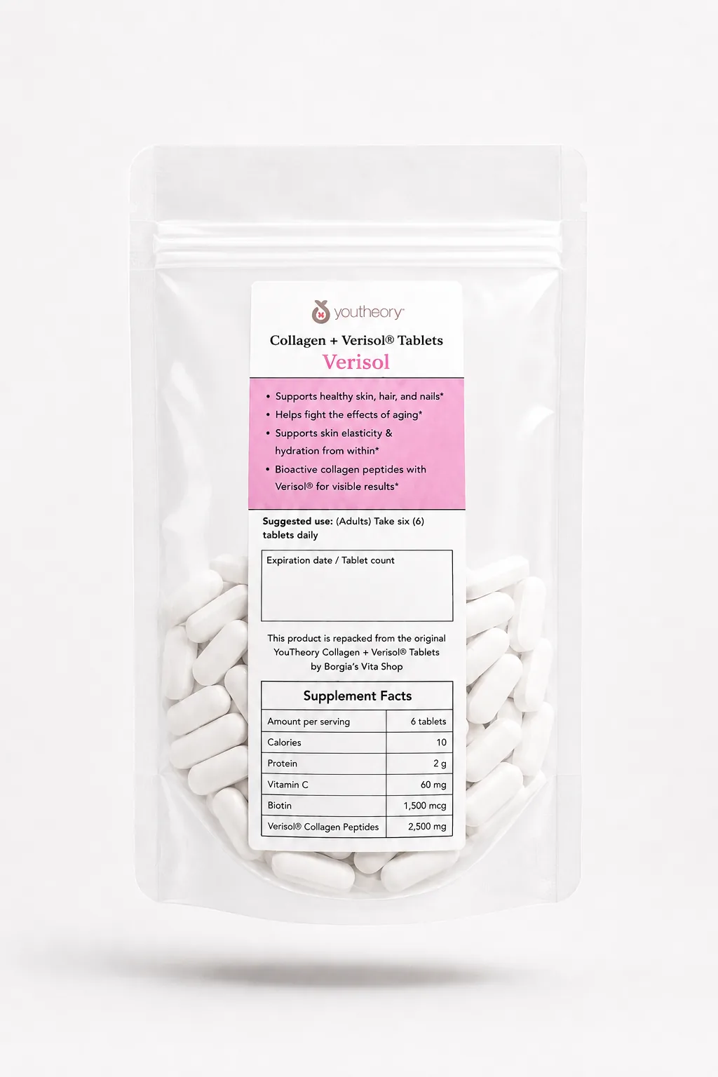 YouTheory Collagen + Biotin (Verisol Concentrated Formula)